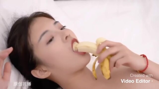 Chinese teen sex tape – Feed your sister a banana part 2