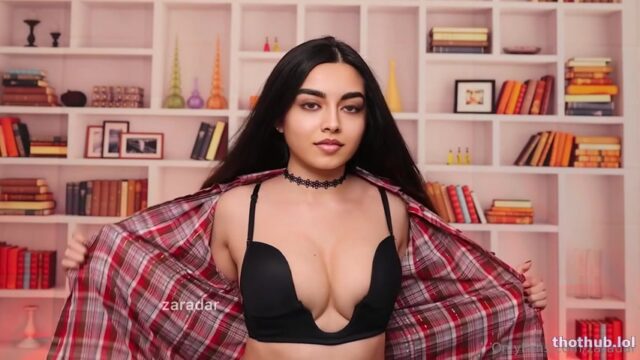 Zaradar onlyfans video striptease shows boobs